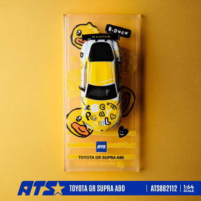 * PRE ORDER * ATS 1/64 Toyota GR SUPRA A90 & B.Duck Diecast model (Dual-licensed Product) ATS882112 B.Duck