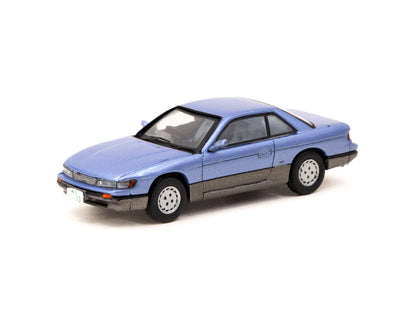 J Collection X Tarmac Works 1/64 Nissan Silvia S13 Blue/Grey - COLLAB64