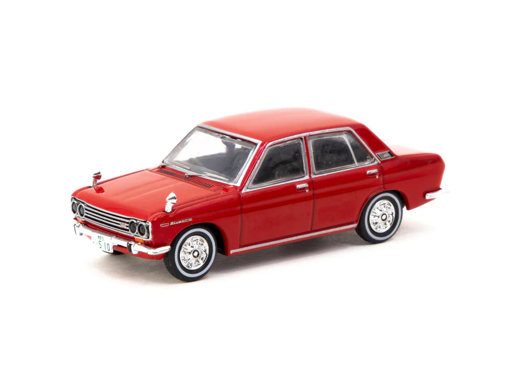 J Collection X Tarmac Works 1/64 Datsun BLUEBIRD 1600SSS P510 Red - COLLAB64