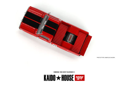* PRE ORDER * [ Kaido House x MINI GT ] Chevrolet Silverado KAIDO V1 KHMG066