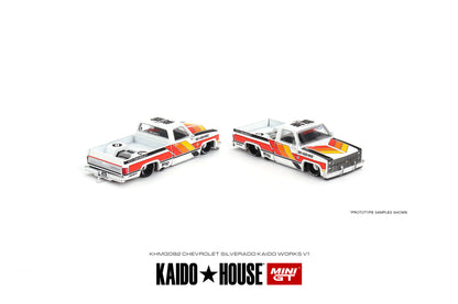 * PRE ORDER * [ Kaido House x MINI GT ] Chevrolet Silverado KAIDO WORKS V1 KHMG082