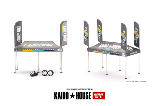 * PRE ORDER * [ Kaido House x MINI GT ] Kaido House GREDDY Tent V1 KHMG101