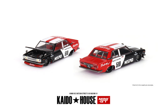 [ Kaido House x MINI GT ] Datsun Street 510 Racing V1 KHMG102