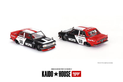 * PRE ORDER * [ Kaido House x MINI GT ] Datsun Street 510 Racing V1 KHMG102