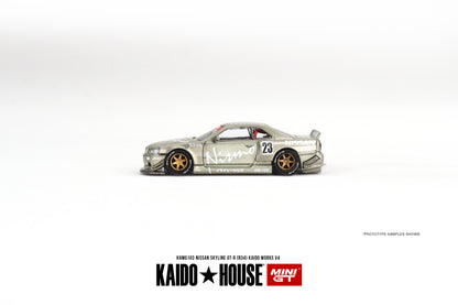 [ Kaido House x MINI GT ] Nissan Skyline GT-R (R34) Kaido Works V4 KHMG103
