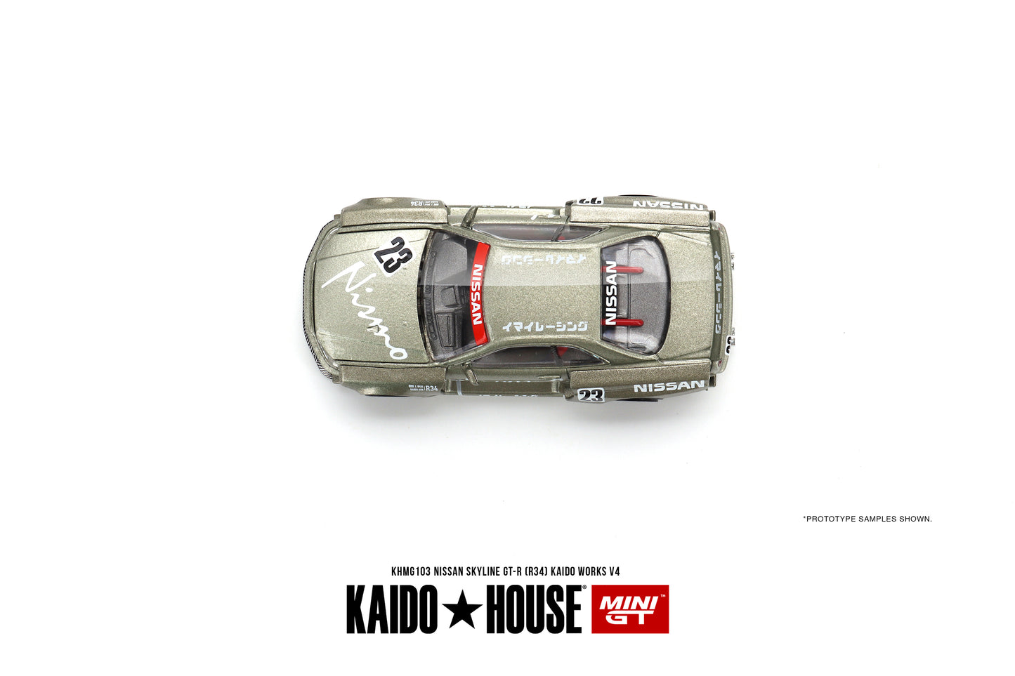[ Kaido House x MINI GT ] Nissan Skyline GT-R (R34) Kaido Works V4 KHMG103