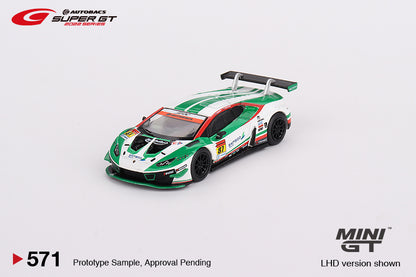 * PRE ORDER * MINI GT #571 "Lamborghini Huracán GT3 EVO #87 JLOC 2022 Super GT Series  - Japan Exclusive"