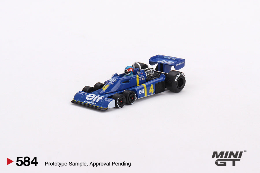 MINI GT #584 "Tyrrell P34 #4 Patrick Depailler 
1976 Swedish GP 2nd Place"