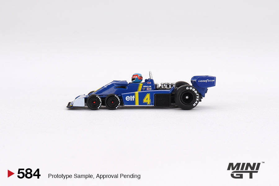 MINI GT #584 "Tyrrell P34 #4 Patrick Depailler 
1976 Swedish GP 2nd Place"