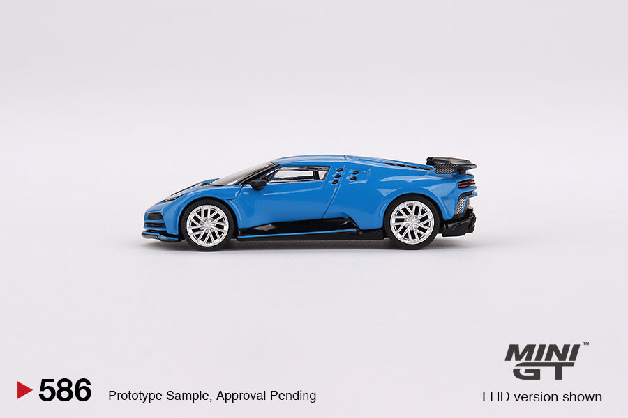 * PRE ORDER * MINI GT #586 Bugatti Centodieci Blu Bugatti ( LHD )