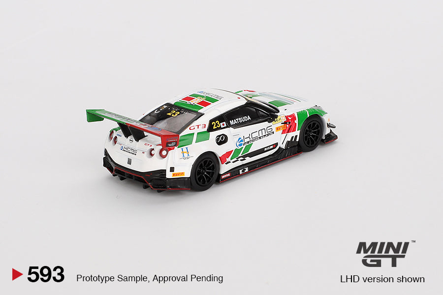 *PRE ORDER * MINI GT #593 1/64 "Nissan GT-R NISMO GT3 #23 KCMG 
2018 FIA GT World Cup Macau" (LHD)