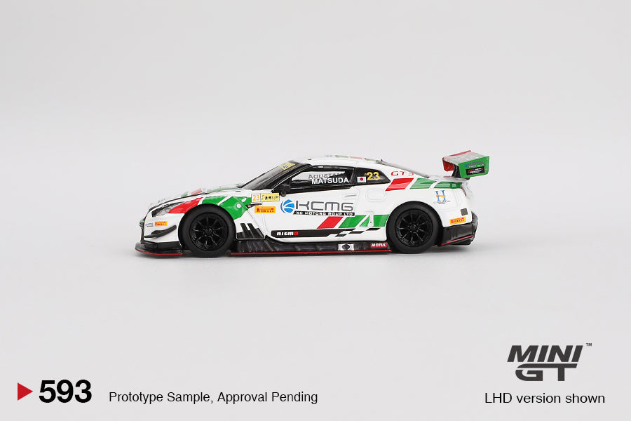 *PRE ORDER * MINI GT #593 1/64 "Nissan GT-R NISMO GT3 #23 KCMG 
2018 FIA GT World Cup Macau" (LHD)