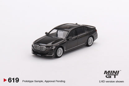 * PRE ORDER * MINI GT #619 BMW Alpina B7 xDrive  Dravit Grey Metallic (RHD)