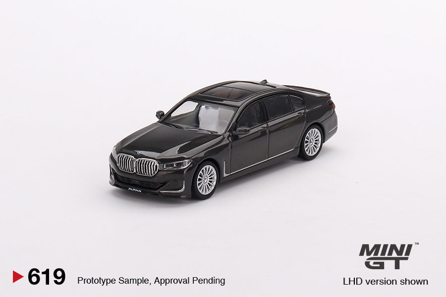 MINI GT #619 1/64 BMW Alpina B7 xDrive  Dravit Grey Metallic (RHD)