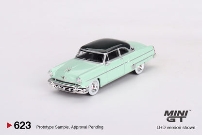 * PRE ORDER * MINI GT #623 1/64 "Lincoln Capri 1954 
Parklane Green / Bloomfield Green " (LHD)