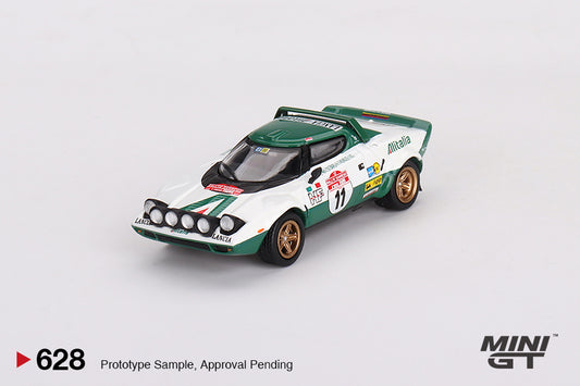 MINI GT #628 1/64 Lancia Stratos HF 1975 Rally Sanremo Winner #11 (LHD)