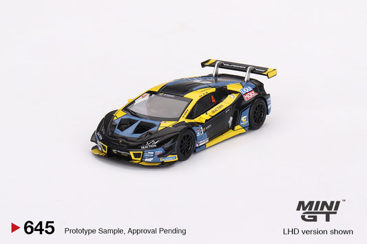 * PRE ORDER * MINI GT #645 1/64 "Lamborghini Huracán GT3 EVO #4  2022 Macau GP  Macau GT Cup 3rd Place" (LHD)