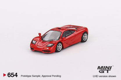 MINI GT #654 1/64 McLaren F1 Red (LHD)