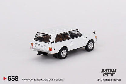 MINI GT #658 1/64 Range Rover Davos White (RHD)