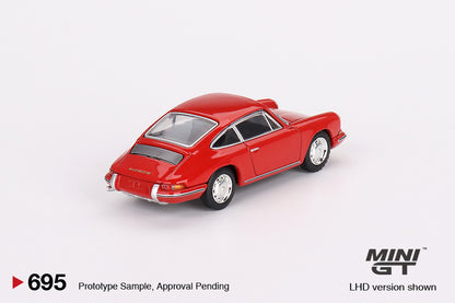 * PRE ORDER * MINI GT #695 1/64 Porsche 901 1963 Signal Red (LHD)