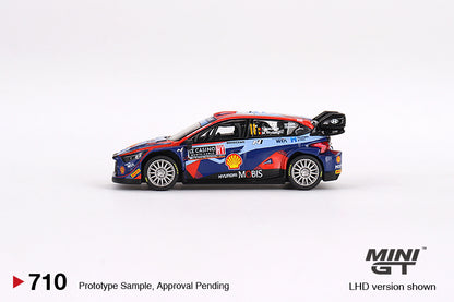 * PRE ORDER * MINI GT #710 1/64 "Hyundai i20 N Rally1 
2023 Rally MonteCarlo 3rd Place #11" (LHD)