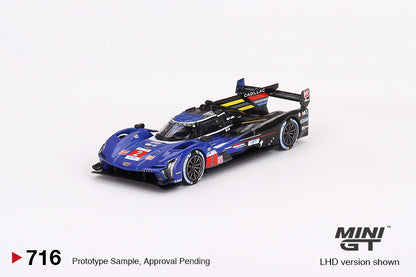 * PRE ORDER * MINI GT #716 1/64 "Cadillac V-Series.R #2 Cadillac Racing 2023 Le Mans 24 Hrs  3rd Place" (LHD)