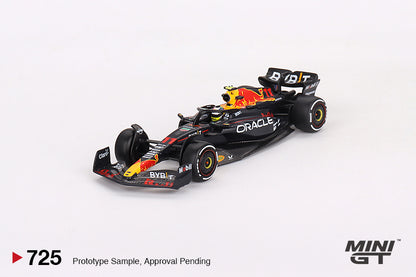 * PRE ORDER * MINI GT #725 1/64 Oracle Red Bull Racing RB19 #11 Sergio Pérez  2023 F1 2023 Saudi Arabian GP Winner