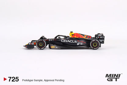 * PRE ORDER * MINI GT #725 1/64 Oracle Red Bull Racing RB19 #11 Sergio Pérez  2023 F1 2023 Saudi Arabian GP Winner