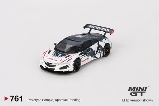 MINI GT #761 1/64 Honda NSX GT3 EVO AlphaTauri  Yuki Tsunoda   2023 Red Bull Formula Nurburgring (LHD)