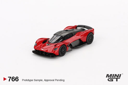 * PRE ORDER * MINI GT #766 1/64 Aston Martin Valkyrie  Hyper Red (LHD)