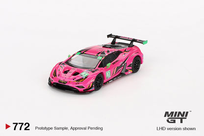 MINI GT #772 1/64 Lamborghini Huracán GT3 EVO2 #83 Iron Dames  IMSA 2023  Daytona 24 Hrs (LHD)