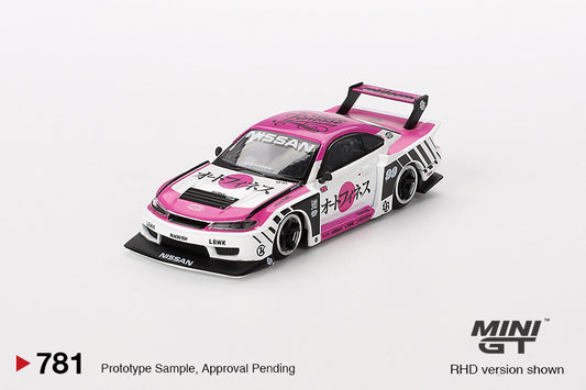 * PRE ORDER * MINI GT #781 1/64 Nissan LB-Super Silhouette S15 SILVIA Auto Finesse SEMA 2023 (RHD)