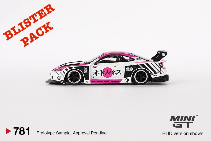 * PRE ORDER * MINI GT #781 1/64 Nissan LB-Super Silhouette S15 SILVIA Auto Finesse SEMA 2023 (RHD) ** BLISTER PACK VERSION **