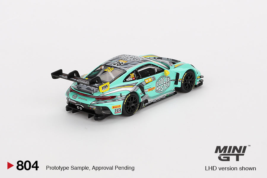 * PRE ORDER * MINI GT #804 1/64 "Porsche 911 GT3 R #28 HubAuto Racing  2023 FIA GT World Cup 70th Macau Grand Prix" (LHD)