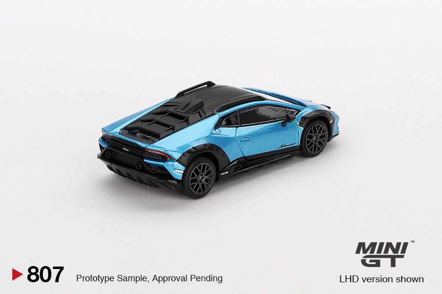 * PRE ORDER * MINI GT #807 1/64 Lamborghini Huracán Sterrato Blu Aegir (RHD)