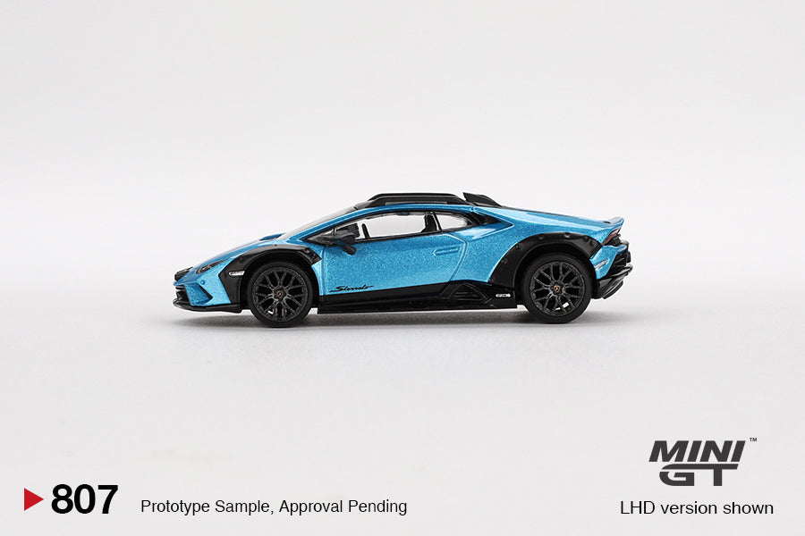 * PRE ORDER * MINI GT #807 1/64 Lamborghini Huracán Sterrato Blu Aegir (RHD)