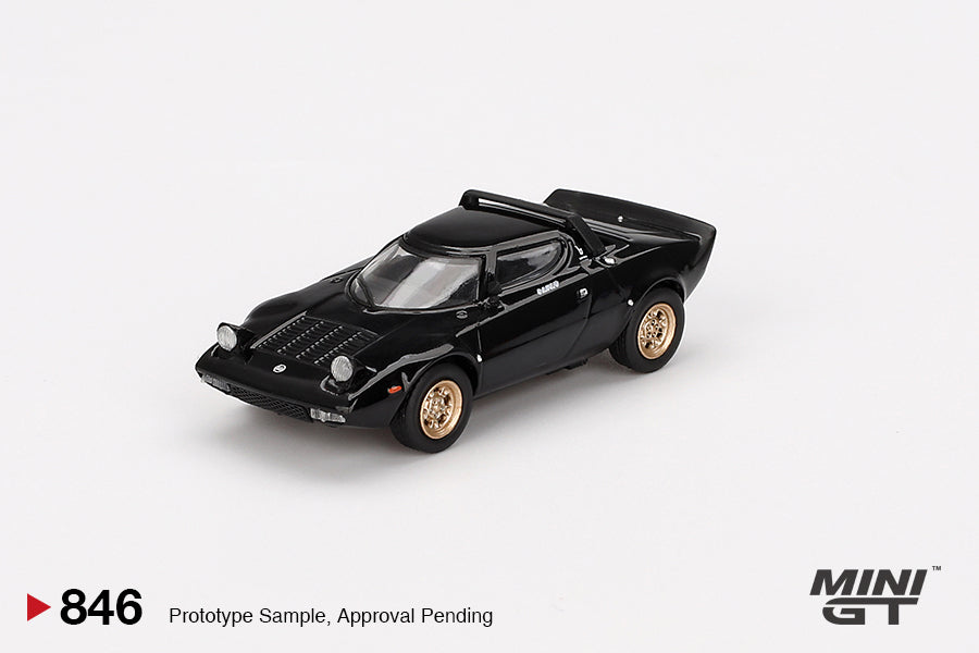 * PRE ORDER * MINI GT #846 1/64 Lancia Stratos HF Stradale Nero (LHD)