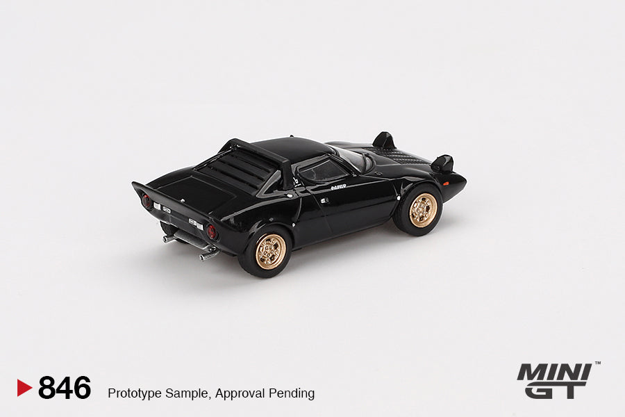 * PRE ORDER * MINI GT #846 1/64 Lancia Stratos HF Stradale Nero (LHD)