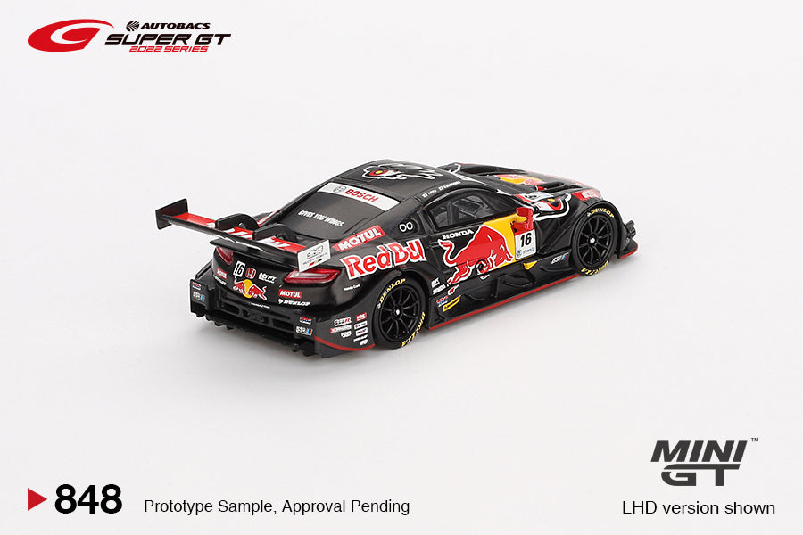 * PRE ORDER * MINI GT #848 "Honda NSX-GT ""Type S"" GT500 #16 ""Red Bull MOTUL MUGEN NSX-GT""   TEAM Red Bull MUGEN 2022 SUPER GT SERIES / SUPER GT