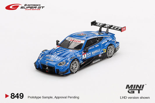 * PRE ORDER * MINI GT #849 "Nissan Z GT500 #1 ""MARELLI IMPUL Z"" TEAM IMPUL 2023 SUPER GT SERIES / SUPER GT