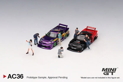 * PRE ORDER * MINI GT #AC36 1/64 Figurine:  Car Enthusiasts