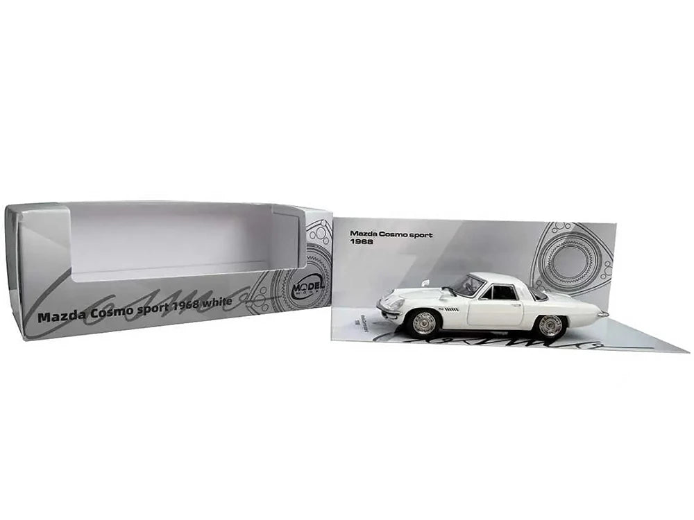 MODELMODEL 1/64 1968 Mazda 110 S Cosmo Sport RHD WHITE