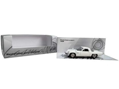 MODELMODEL 1/64 1968 Mazda 110 S Cosmo Sport RHD WHITE