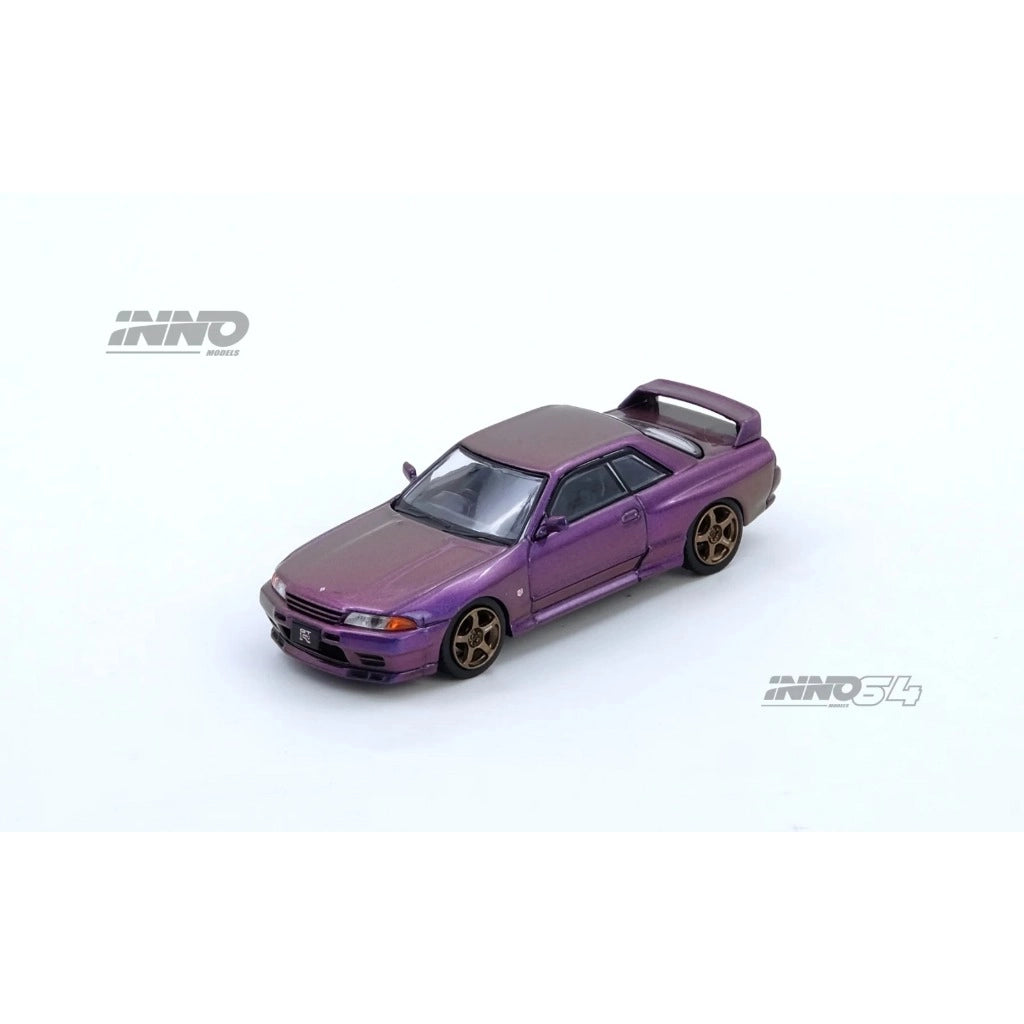 INNO 64 1/64 NISSAN SKYLINE GT-R (R32) MIDNIGHT PURPLE AUSTRALIAN SPECIAL EDITION - IN64-R32-MP-AS