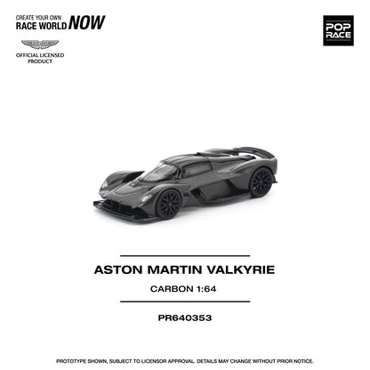 POP RACE 1/64 ASTON MARTIN VALKYRIE CARBON EDITION PR640353