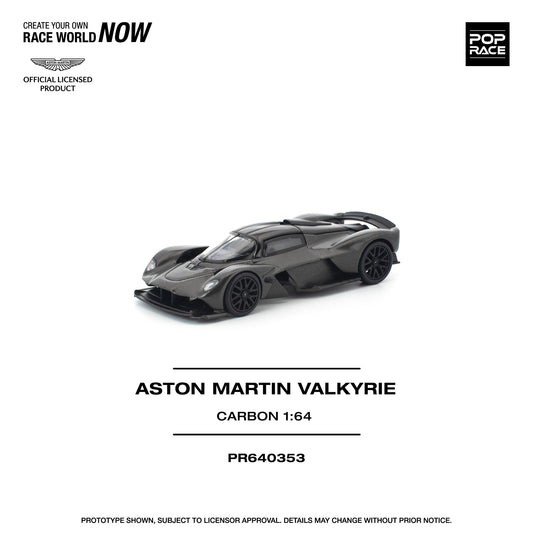 POP RACE 1/64 ASTON MARTIN VALKYRIE CARBON EDITION PR640353