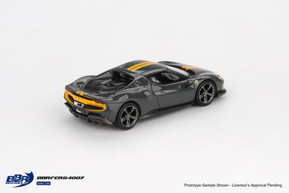 BBR Models 1/64 Ferrari 296 GTB Assetto Fiorano Grigio Scuro BBRFER64007