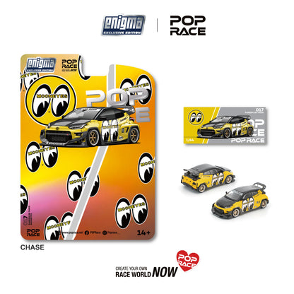 POP RACE X ENIGMA 1/64 PRE017 PANDEM YARIS – MOONEYES – PRE017 * CHASE *