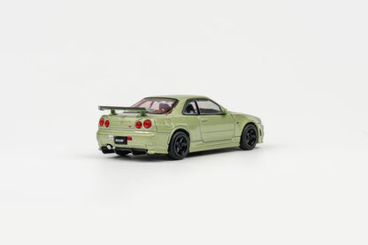 TOPART X DCT 1/64 Nissan R34 Z-Tune - JADE GREEN