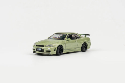 TOPART X DCT 1/64 Nissan R34 Z-Tune - JADE GREEN